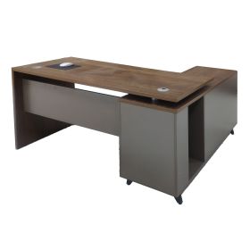 Office Furniture Single L Shape Working Wooden Modern Office Table Office Desk