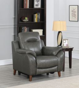 Trento Pwr-Pwr Recliner Charcoa