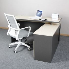 Office Supplier Custom L Shape Modern Computer Desk Office Furniture (Color: Color, size: 1600*800*750mm)