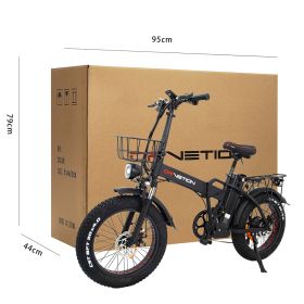 Fashion Simple Electric Bicycle (Color: Black, Style: 20AH)