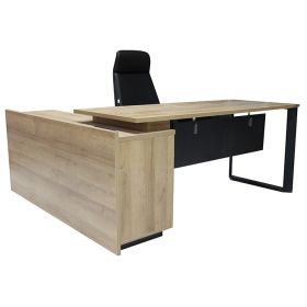 Cheap Hot Sale L Shaped Modern School Office Furniture Desk Melamine Executive Office Desk (Color: Color, size: 1800*1600*750mm)